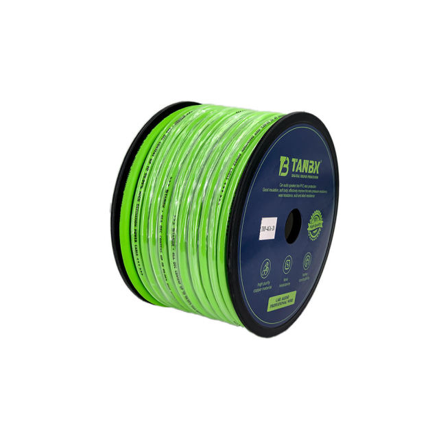 new speaker refit cable electrical 4GA pure copper PVC car audio power cable wire 20M