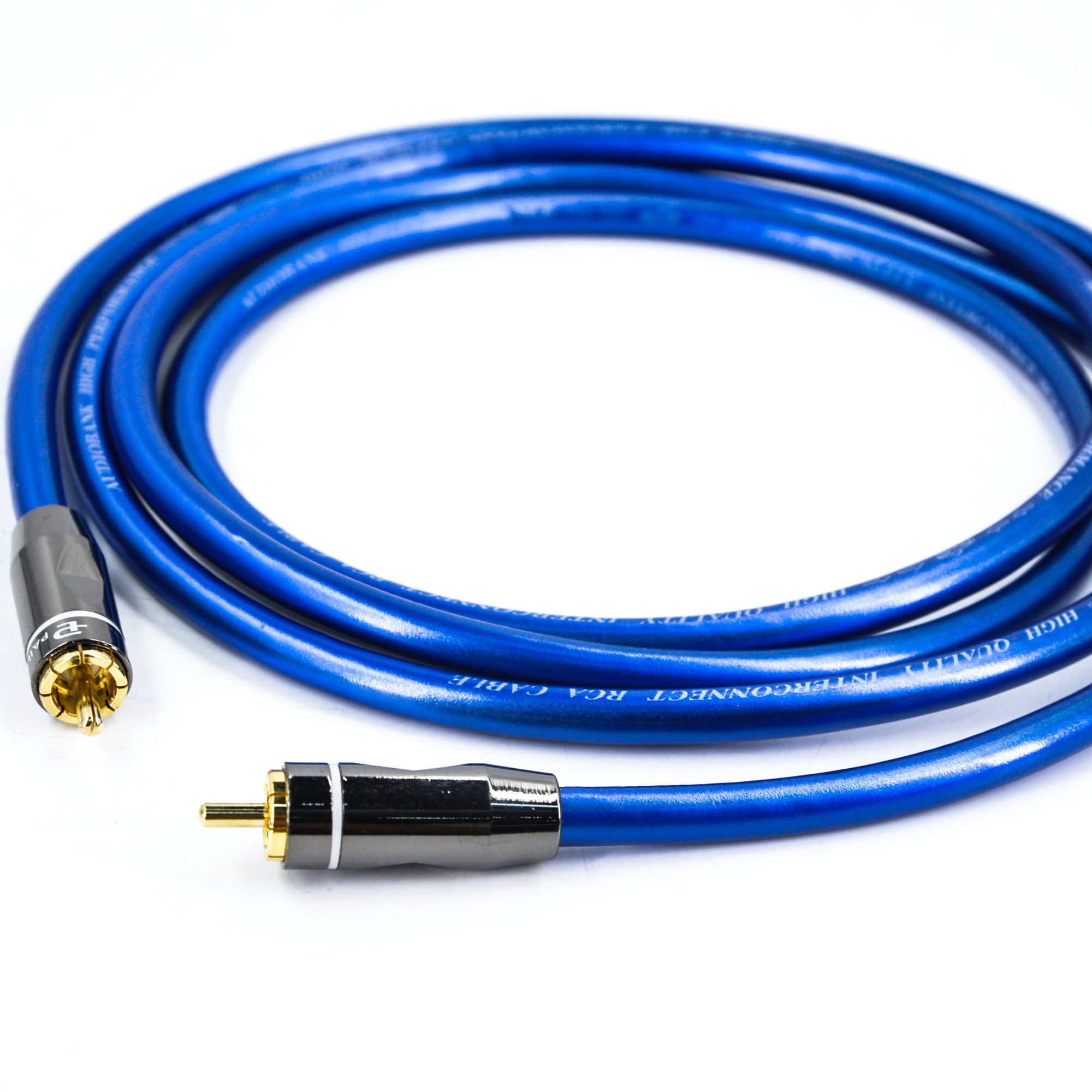 car audio cable amplifier RCA connector audio cable shielded wire 2M