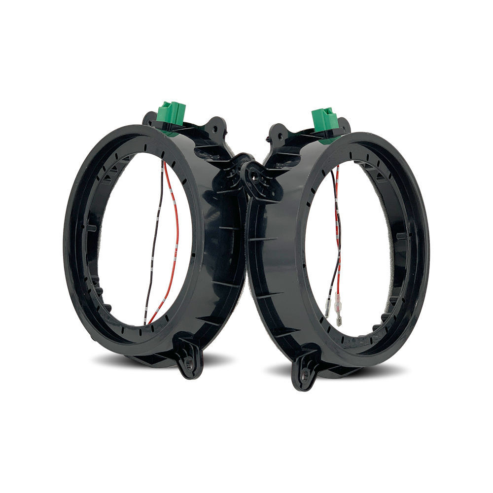Manufacturer supply Tesla new 6/6.5/6.75 inch car door audio speaker gasket include wire for Tesla car Modification