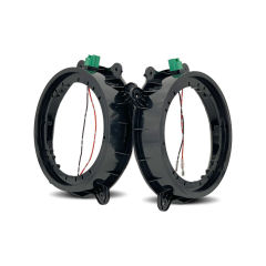 Manufacturer supply Tesla new 6/6.5/6.75 inch car door audio speaker gasket include wire for Tesla car Modification