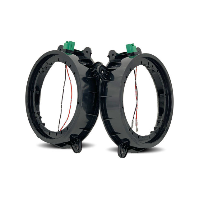 Manufacturer supply Tesla new 6/6.5/6.75 inch car door audio speaker gasket include wire for Tesla car Modification