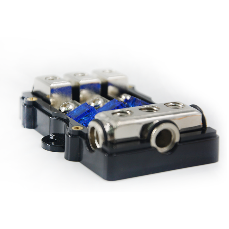 1 in 3 Out Auto Audio Fuse Holder Mini Inline Car Fuse Holder Distribution Block Waterproof Fuse Holder