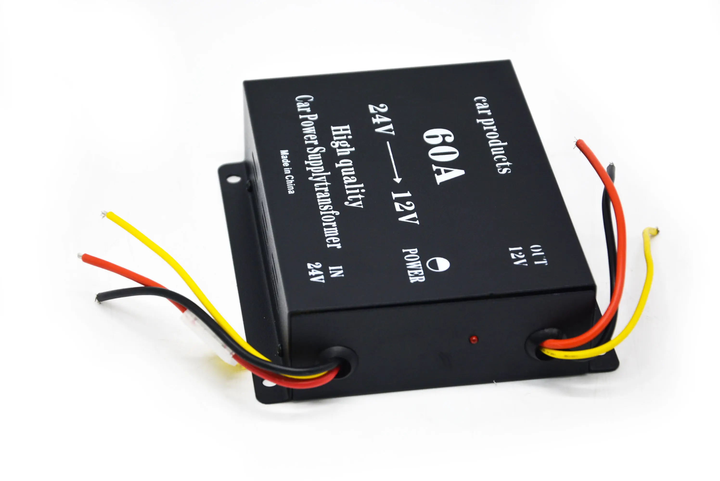 60A power supply transformer DC 24V to DC 12V converter for cars