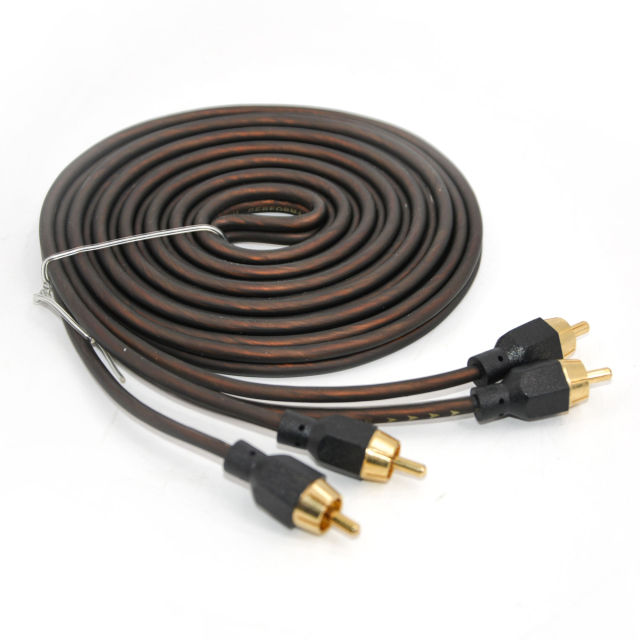 high quality car audio cable amplifier RCA cable