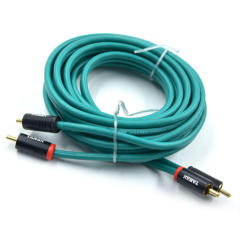 good quality pure copper car audio RCA cable amplifier/speaker/subwoofer RCA cable for automotive (TB-400-2M)