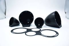 Factory supply Car audio installation accessories 3.5 inch speaker basket tweeter