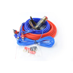Factory supply 1200w car audio amplifier wiring Kits 10GA speaker cable for car subwoofer