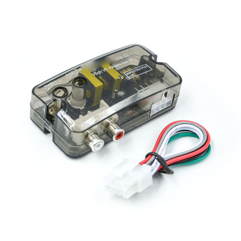 Car Audio Converter Stereo High to Low Frequency Line Speaker Level Converter