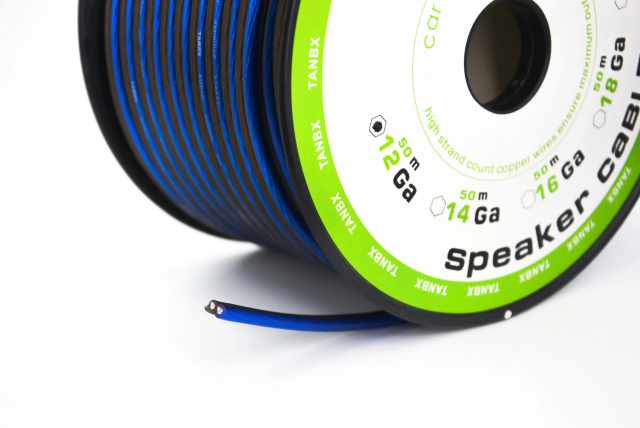 Copper-clad aluminum 12GA speaker cable car audio cable speaker wire 50M