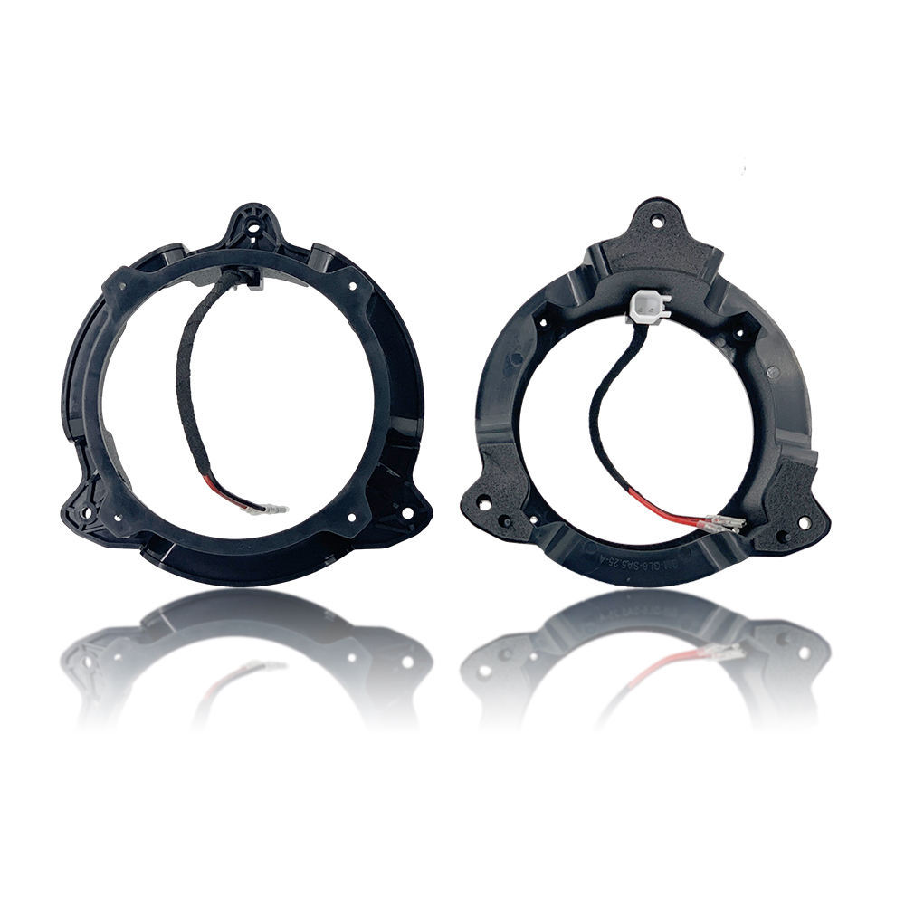 Manufacturer supply new 6.5 inch car door audio speaker gasket plastic material pad include wire for BUICK cars GL8
