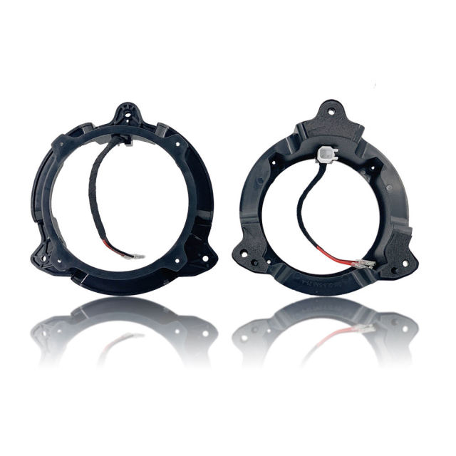 Manufacturer supply new 6.5 inch car door audio speaker gasket plastic material pad include wire for BUICK cars GL8