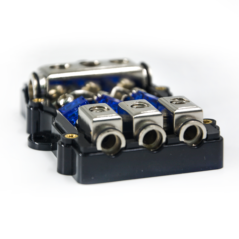 1 in 3 Out Auto Audio Fuse Holder Mini Inline Car Fuse Holder Distribution Block Waterproof Fuse Holder