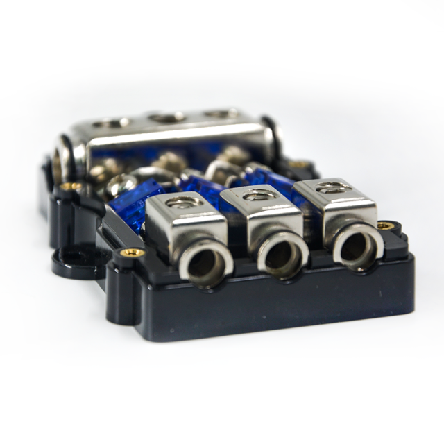 1 in 3 Out Auto Audio Fuse Holder Mini Inline Car Fuse Holder Distribution Block Waterproof Fuse Holder