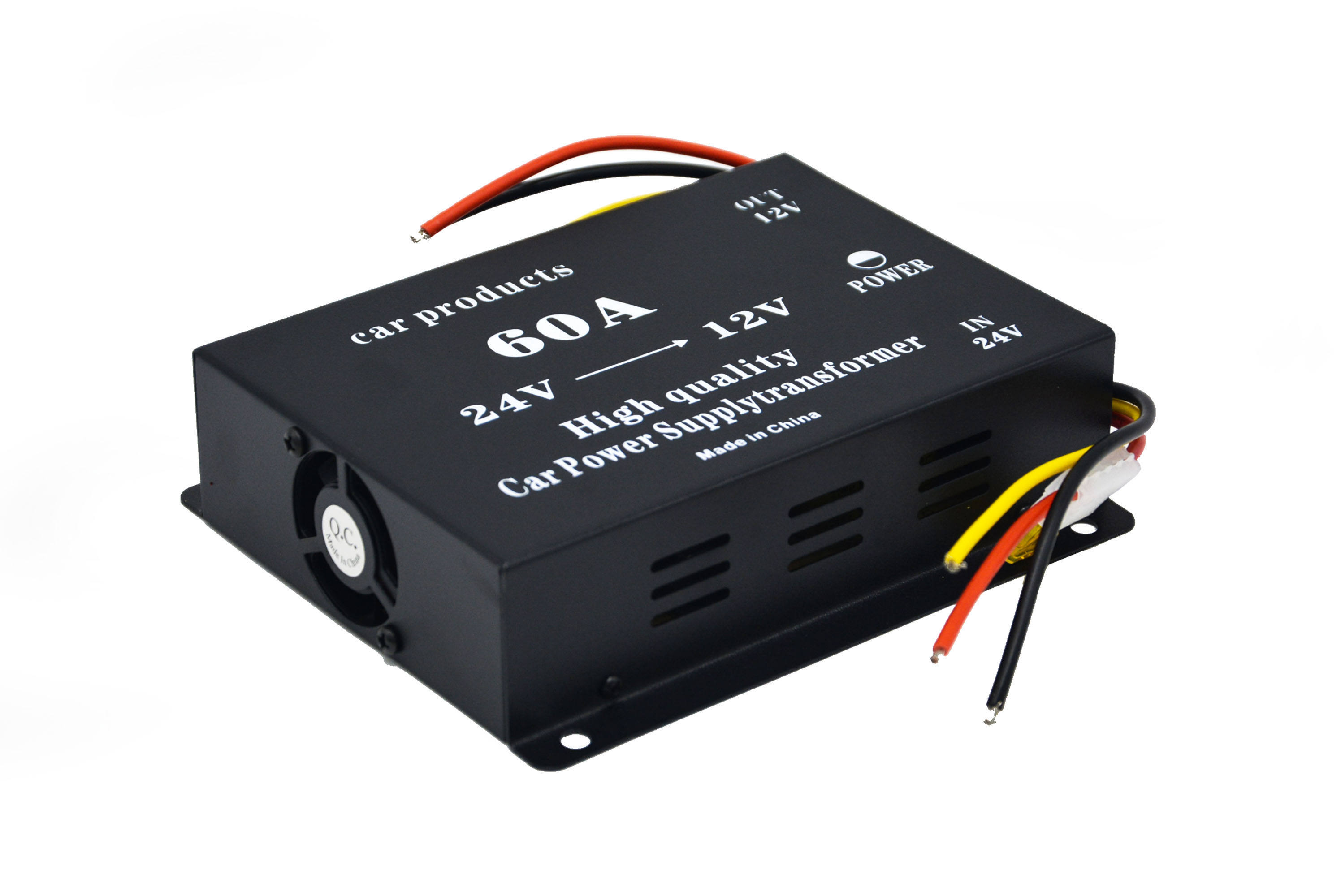 60A power supply transformer DC 24V to DC 12V converter for cars