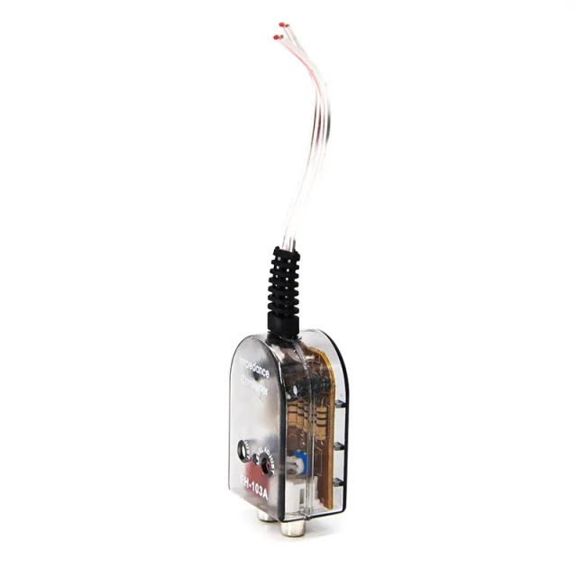 12V RCA line car converters high to low impedance converter for car audio