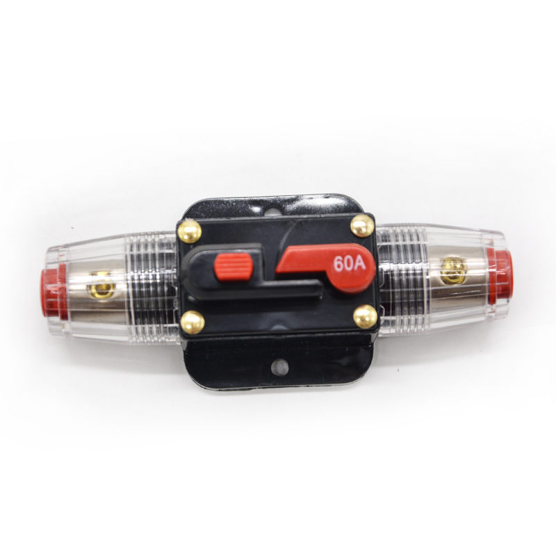 60A Car Stereo Audio Breaker Automatic Switch Fuse Holder