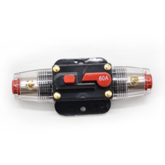 60A Car Stereo Audio Breaker Automatic Switch Fuse Holder