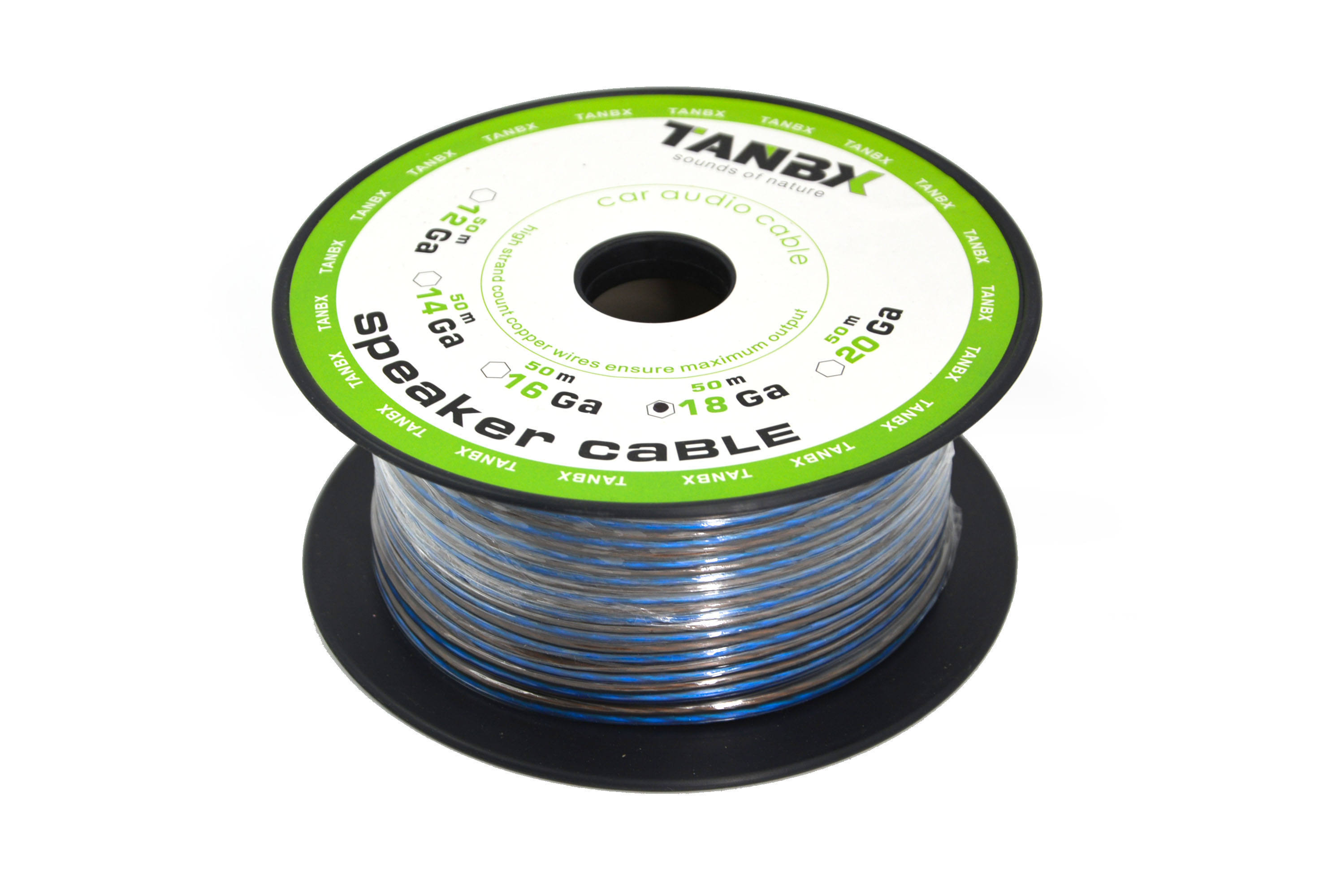 18GA speaker wire cable high performance Copper-clad aluminum car speaker cable 50M