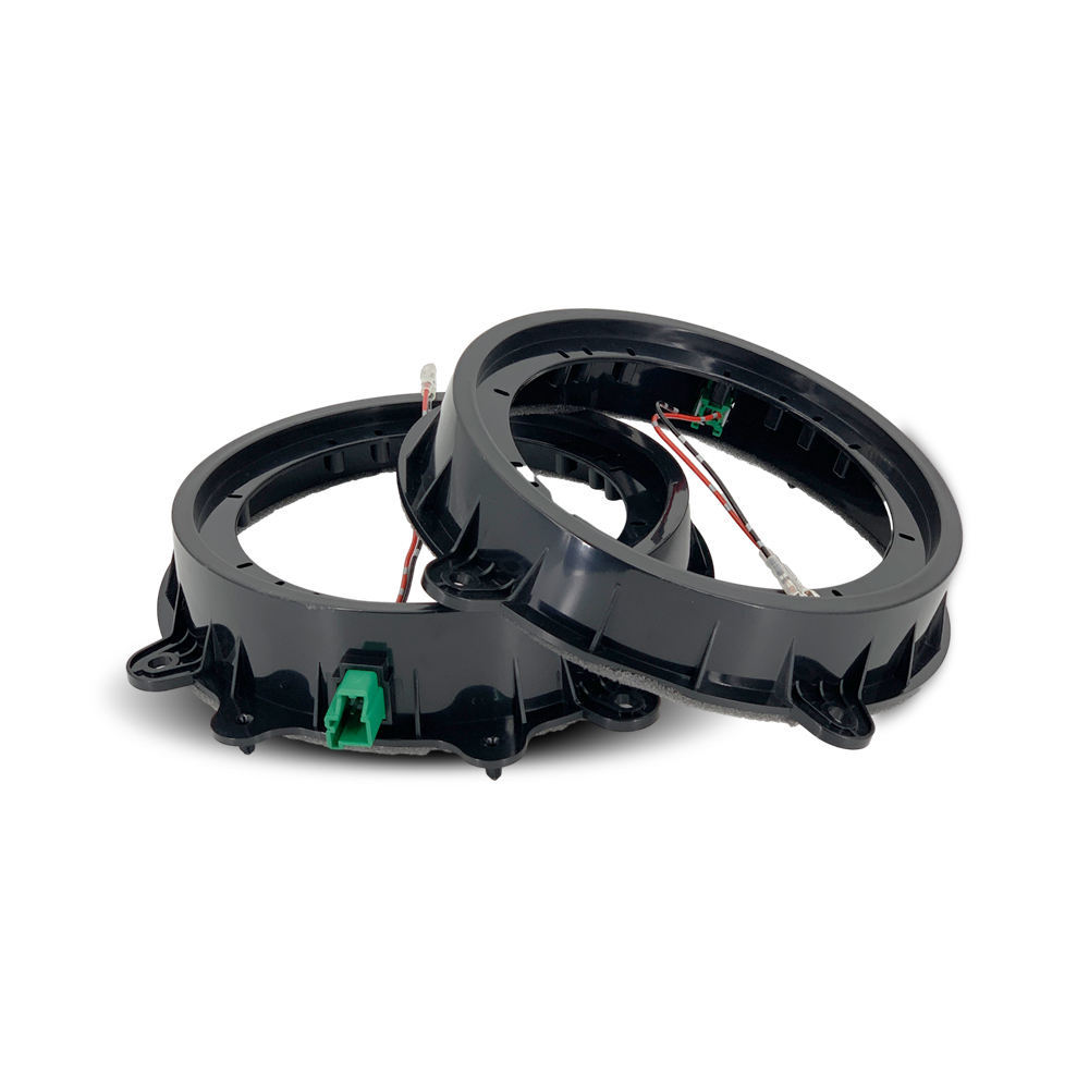 Manufacturer supply Tesla new 6/6.5/6.75 inch car door audio speaker gasket include wire for Tesla car Modification