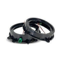 Manufacturer supply Tesla new 6/6.5/6.75 inch car door audio speaker gasket include wire for Tesla car Modification