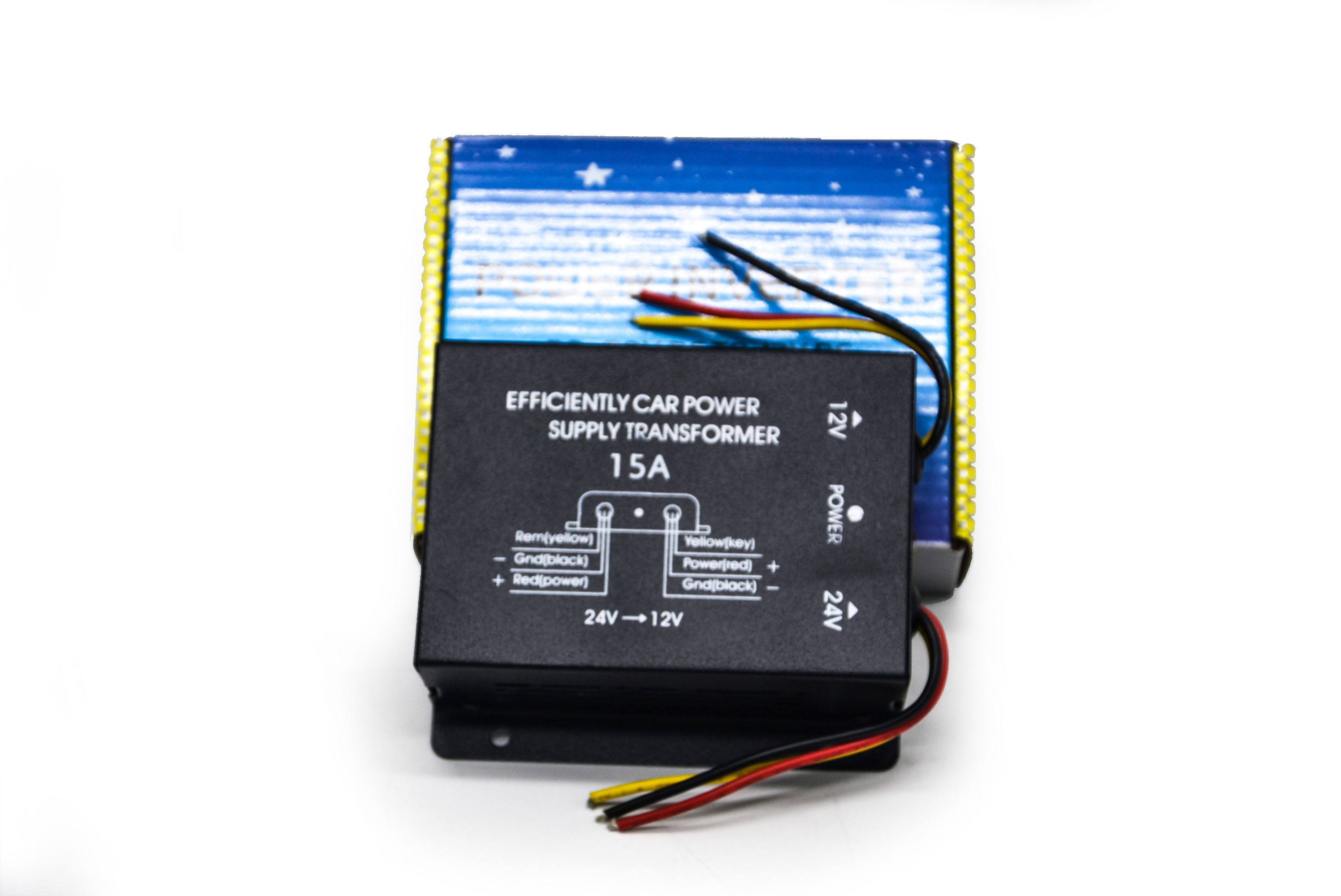 converter 24V to 12V 15A power supply transformer for car