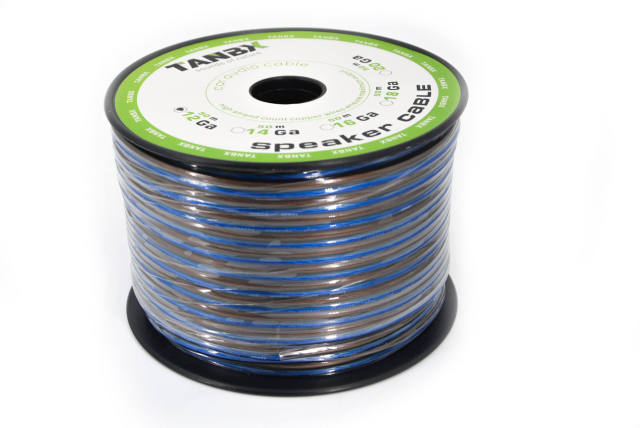Copper-clad aluminum 12GA speaker cable car audio cable speaker wire 50M