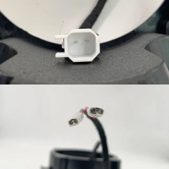 Manufacturer supply new 6.5 inch car door audio speaker gasket plastic material pad include wire for BUICK cars GL8