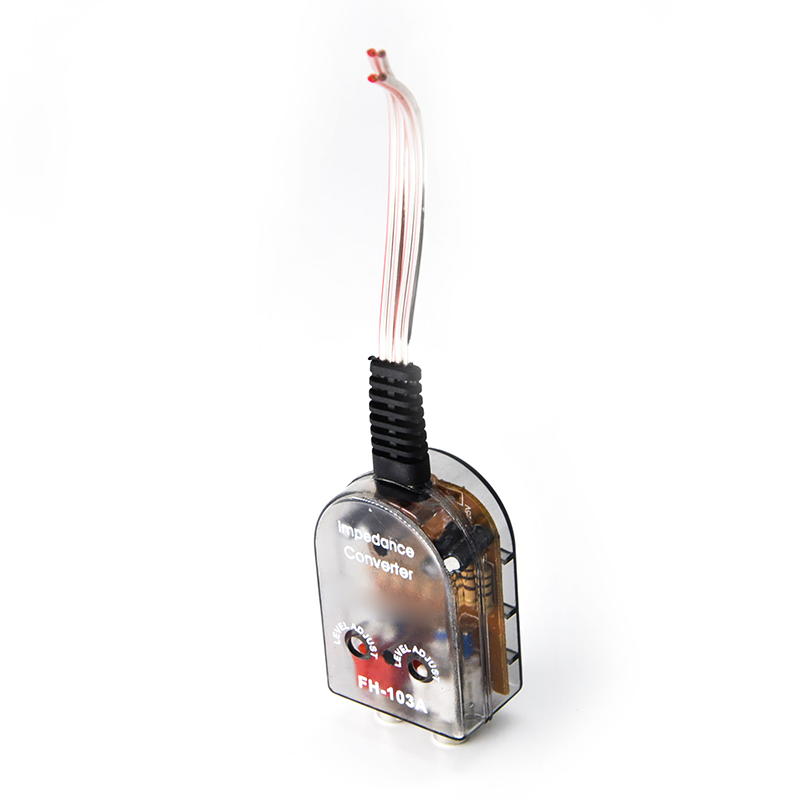 12V RCA line car converters high to low impedance converter for car audio
