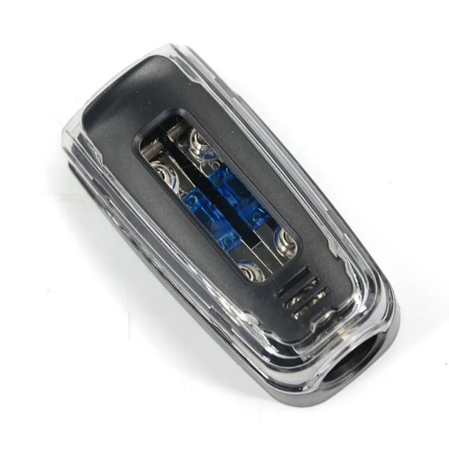 New mini ANL fuse holder car audio power fuse holder block 1 in 2 out