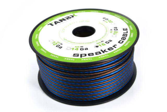 Copper-clad aluminum 16GA speaker cable car audio cable speaker wire 50 M