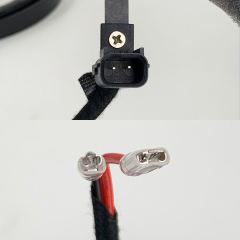 Manufacturer supply new 6.5 inch car door audio speaker gasket plastic material pad include wire for honda cars 65A