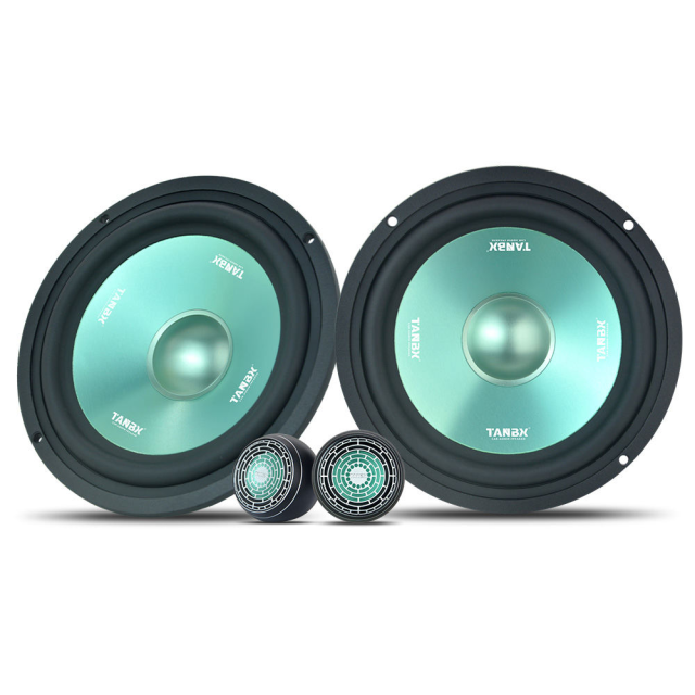 6.5" 200W 2-Way Car Component Speaker System with Tweeters