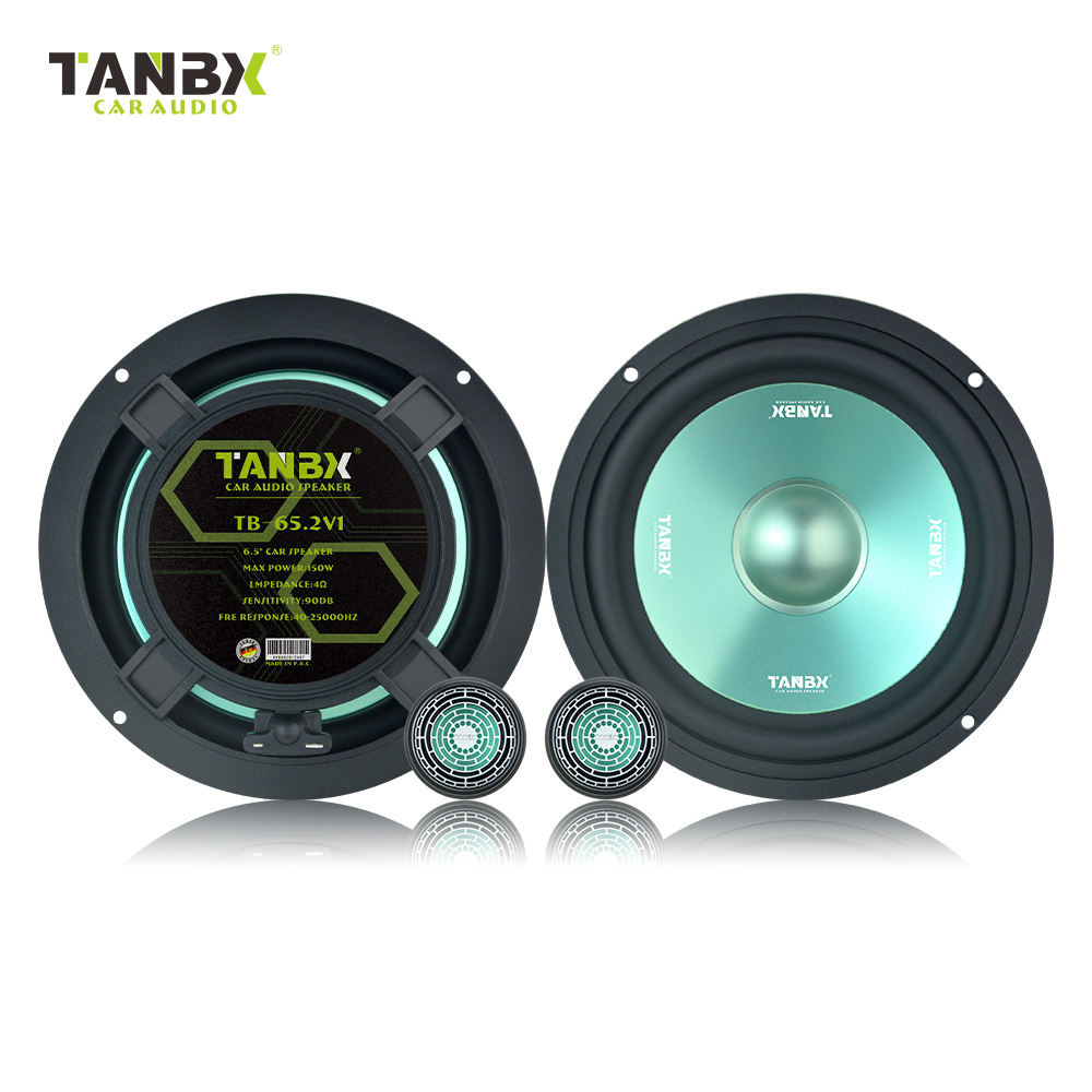 6.5" 200W 2-Way Car Component Speaker System with Tweeters
