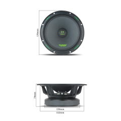 380W 6.5 Inch Car Mid Bass Speaker – Powerful & Clear Sound Upgrade