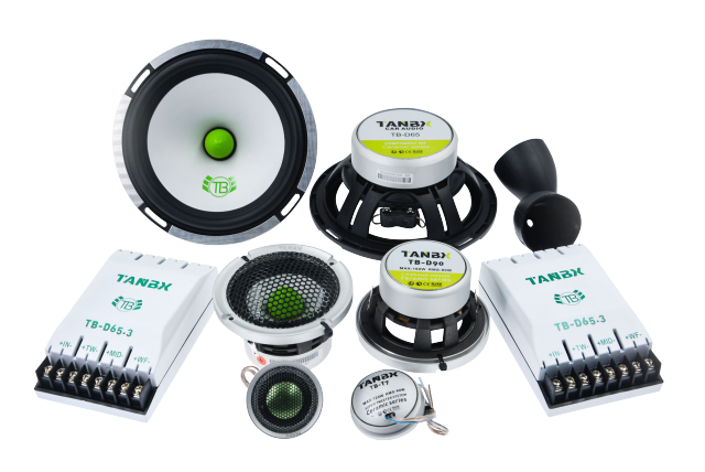 6.5 Inch 3-Way Component Speaker Car Audio System 300W