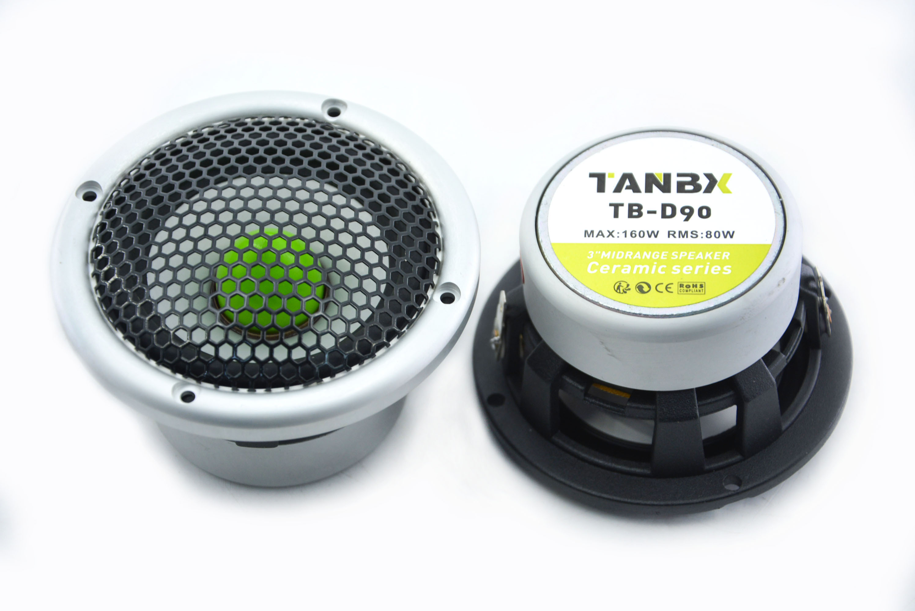 6.5 Inch 3-Way Component Speaker Car Audio System 300W