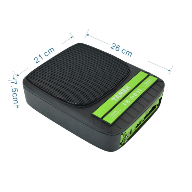 Car Subwoofer Underseat Subwoofer Spider Car Audio Woofer Bass Speaker TB-6831