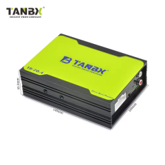 Lossless Bluetooth 4-Channel Car DSP Amplifier, 4 In / 6 Out, PC & Android Compatible TB-70.4