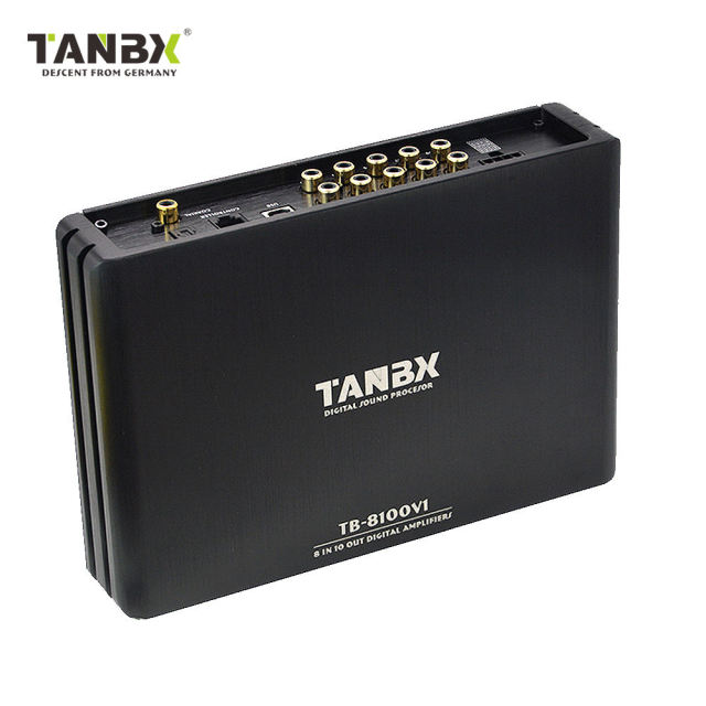 Professional Audio System DSP Amplifier – 8 In / 10 Out, PC & Android Compatible TB-8100V1