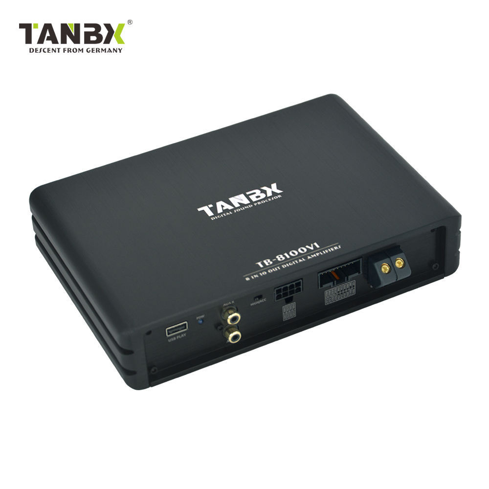 Professional Audio System DSP Amplifier – 8 In / 10 Out, PC & Android Compatible TB-8100V1