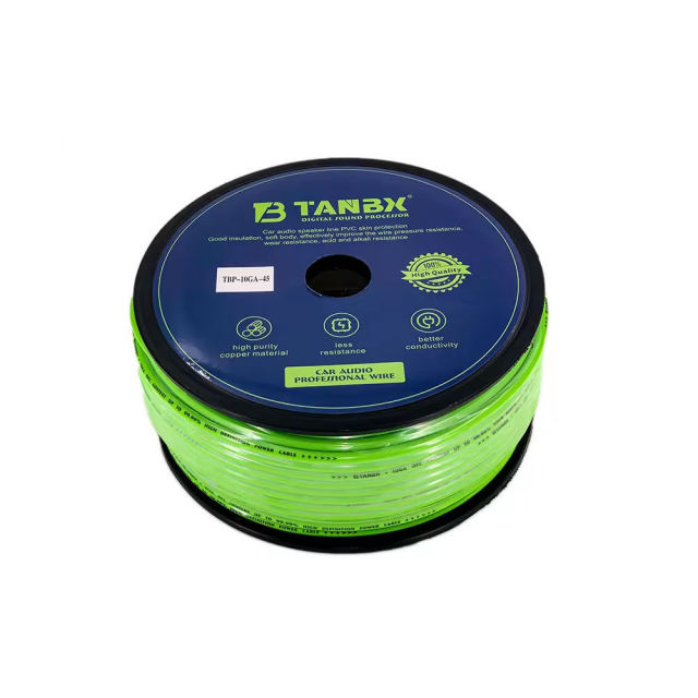 New Speaker Refit Cable Electrical 10GA Pure Copper PVC Car Audio Power Cable Wire 45m TBP-10GA-45