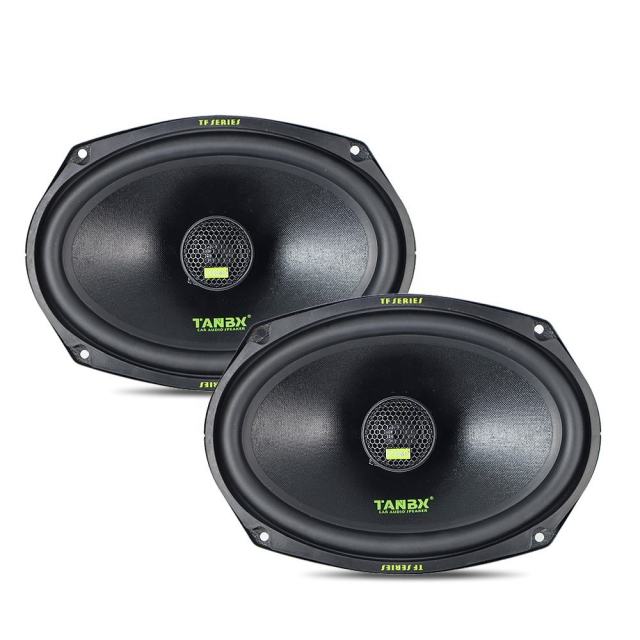 TANBX 6x9Inch Aluminum Car Coaxial Speakers 12V Active Sound System TB-T69MAX