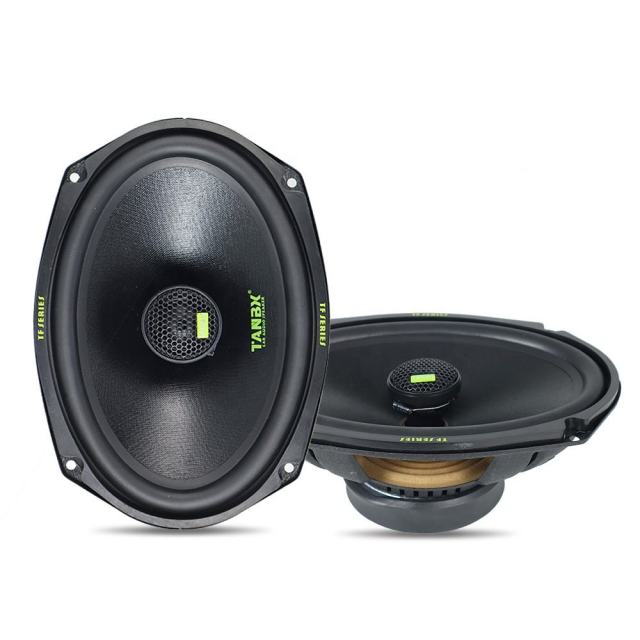 TANBX 6x9Inch Aluminum Car Coaxial Speakers 12V Active Sound System TB-T69MAX