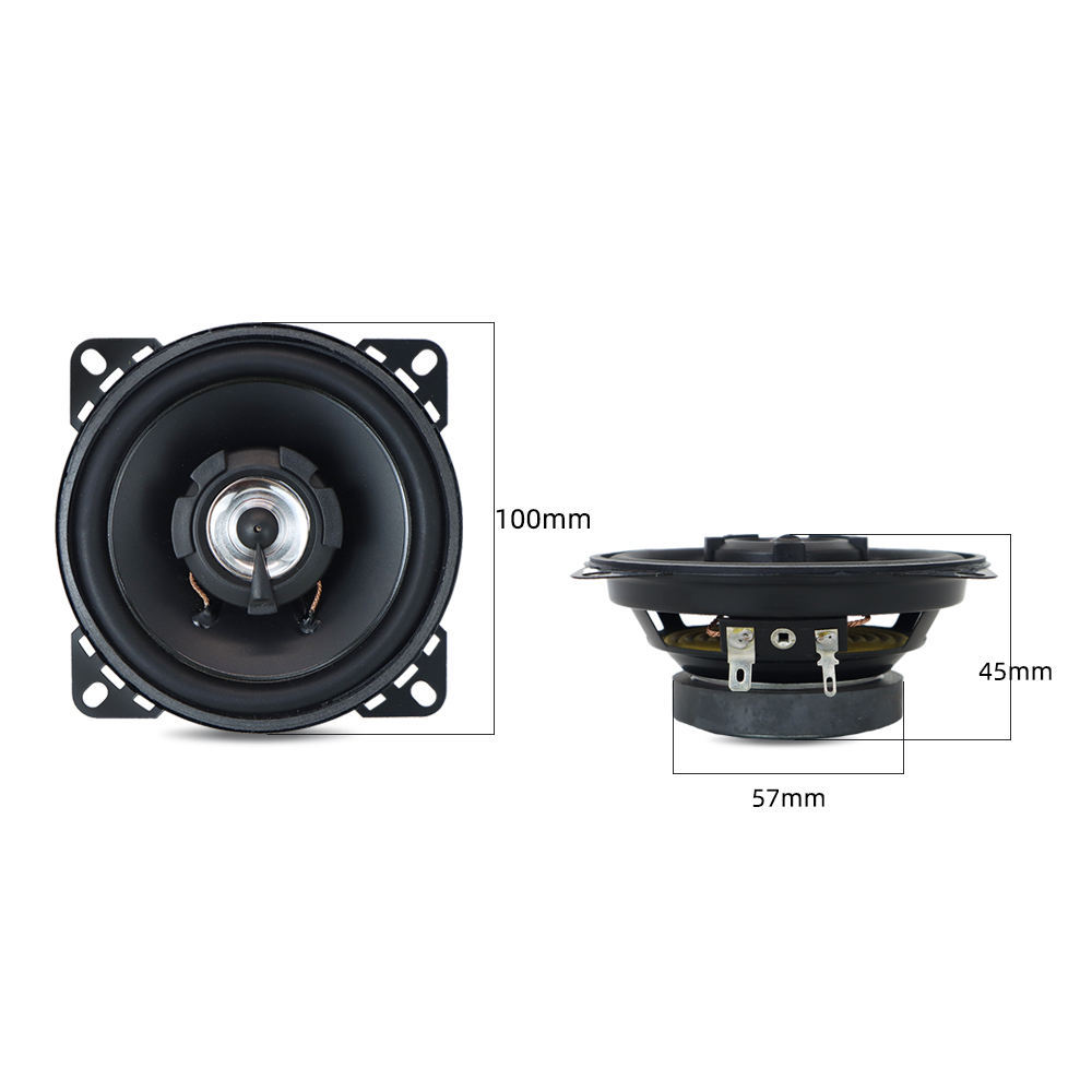 2-Way Car Speakers 4 Inch Car Coaxial Speakers with Tweeter CTC-405