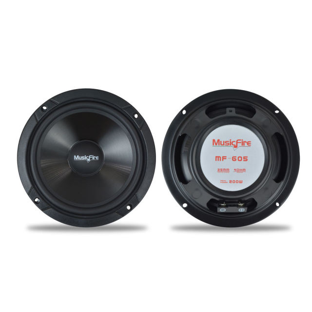 Musicfire 200W Car Audio Speaker Component Kit 6.5 Inch Speaker for Car MF-605