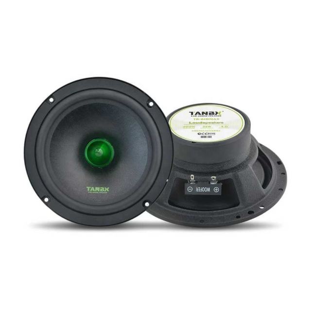6.5 Inch 2-way Car Component Speaker Professional 200W Power Active Car Speakers TB-610MAX