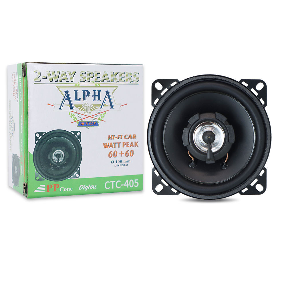 2-Way Car Speakers 4 Inch Car Coaxial Speakers with Tweeter CTC-405