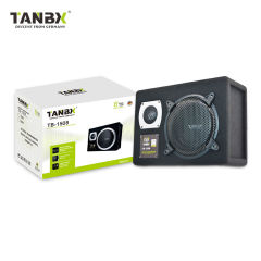 TANBX Car Audio Slim Active Subwoofer with Amplifier 8 Inch Car Bass with Tweeter TB-1508