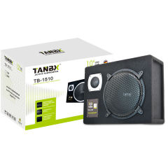 TANBX Competitive Price Car Audio Slim Active Subwoofer with Amplifier 10 Inch Car Bass Speaker with Tweeter TB-1510