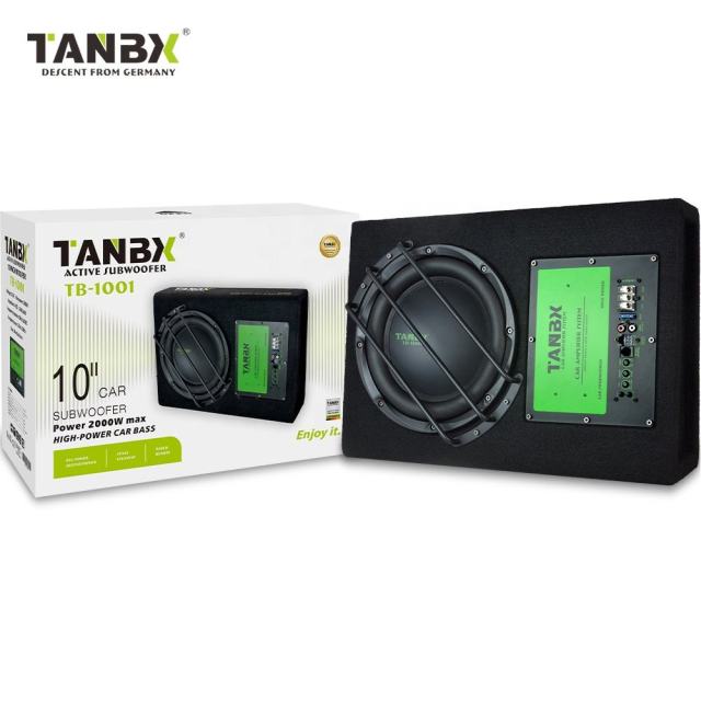 TANBX Audio's New 10-inch Active Ultra-thin Woofer for Pickup Trucks TB-1001